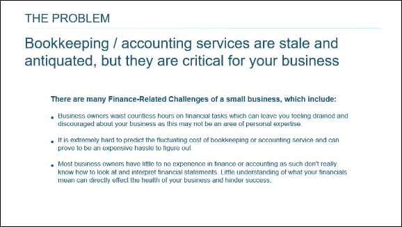 Bad Pitch Deck Example