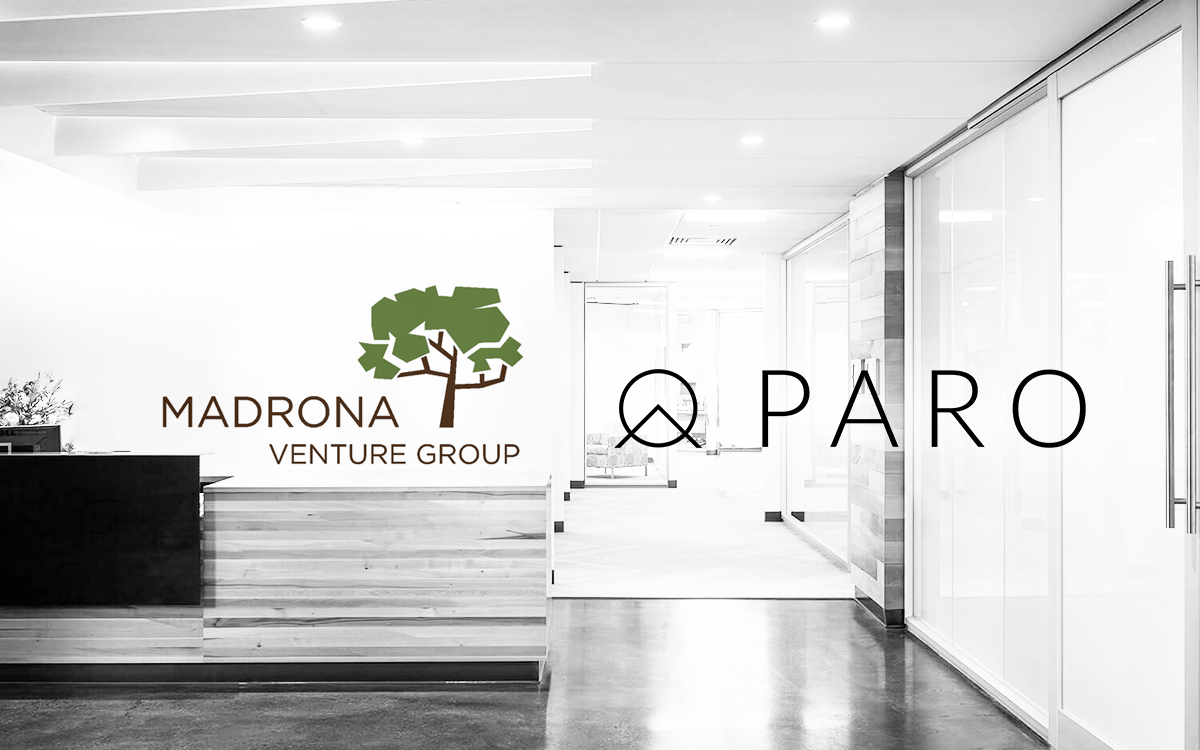 Madrona Venture Group Series B funding round | paro