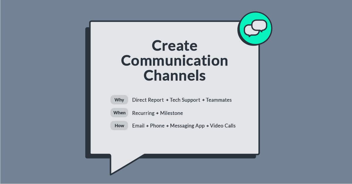 Create Communication Channels