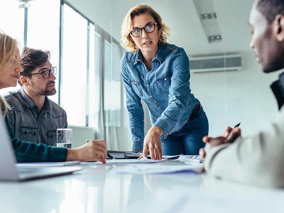 woman cfo intently focused 1