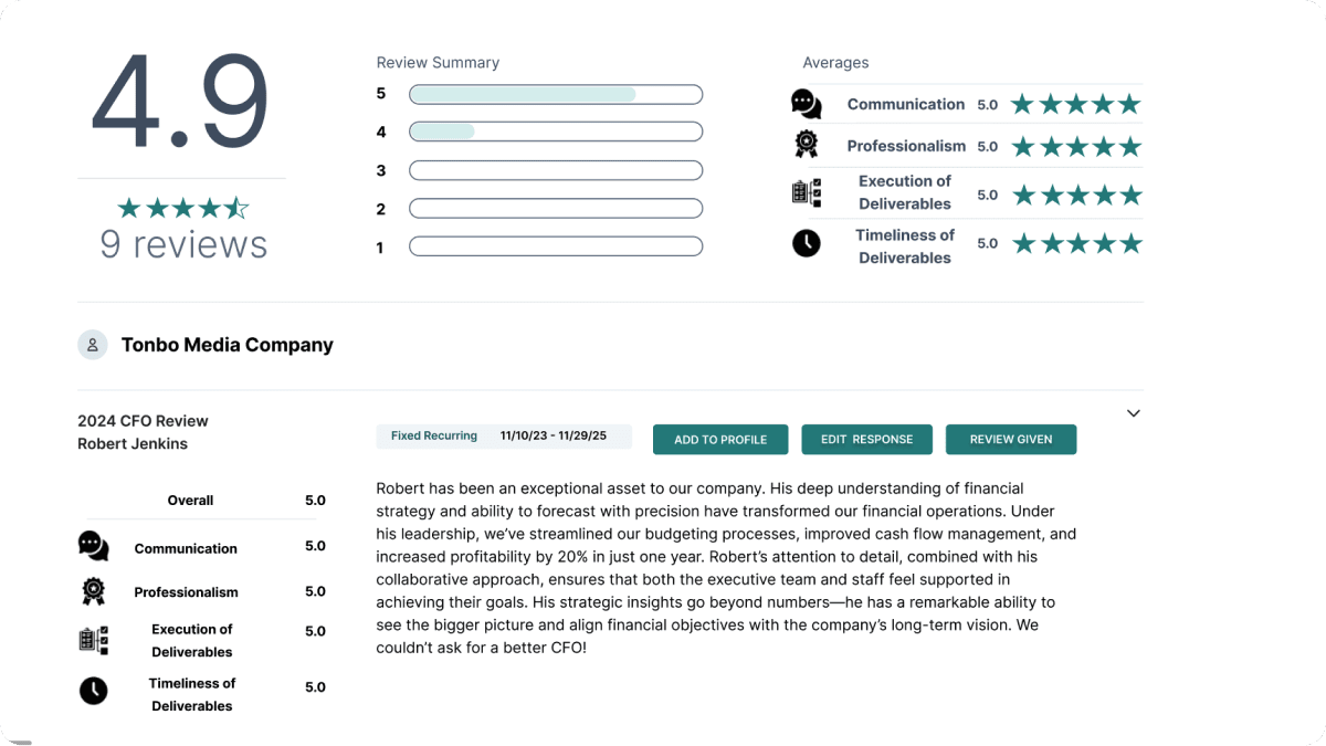 Finance & Accounting Experts 18 Improve With Feedback Mobile