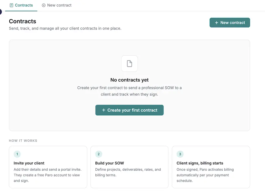 Custom Contract builder